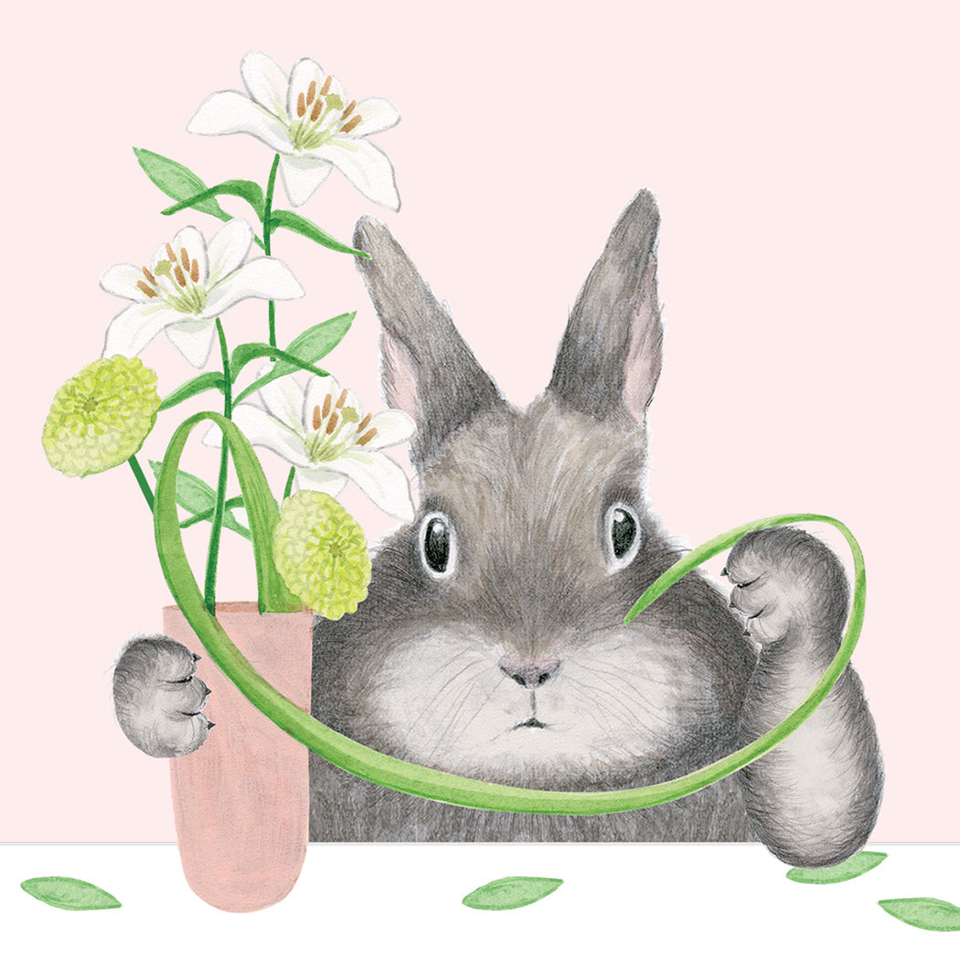 Bunny Arranging Stargazers  